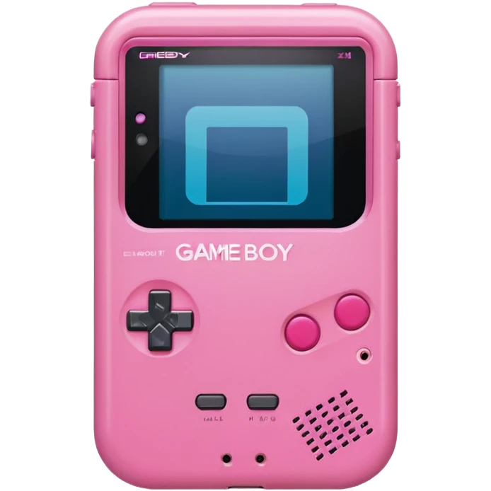 pink gameboy emoji