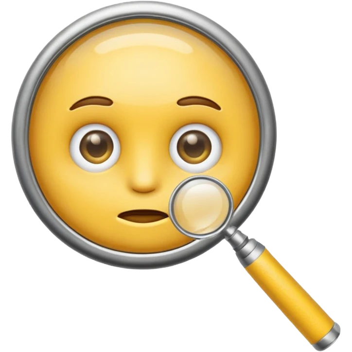 Make a thinking emoji along with look a microscope. emoji