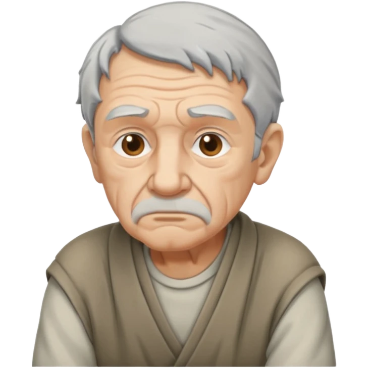 Ein Opa mit einen Buckel  emoji