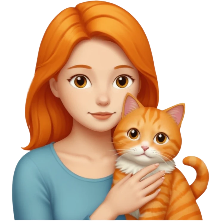 women with cat emoji