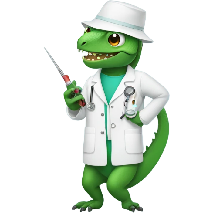 Lizard surgeon  emoji