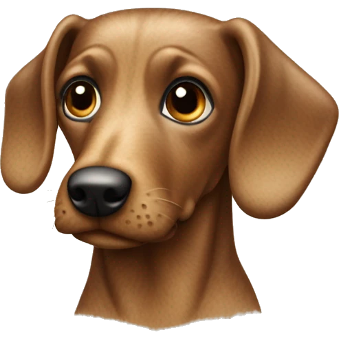 dackel braun beige fleckig emoji