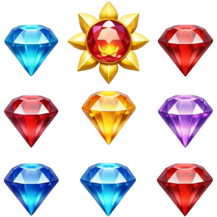 I want Sonic the hedgehog with the 7 chaos emeralds and the Goku aura transformation, where is the super Sonic aura Is a power 7 diamonds, red, blue, yellow, green, white, cyan and purplr emoji