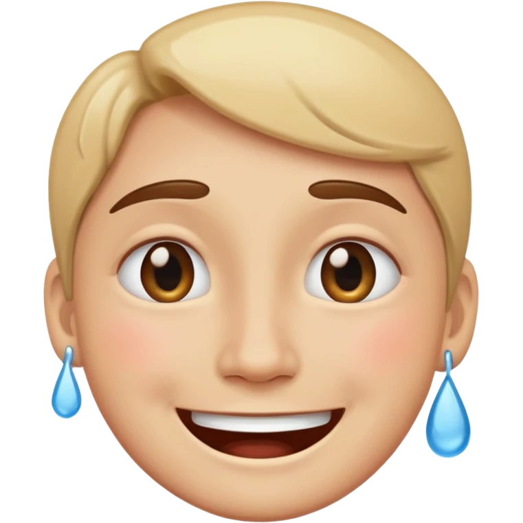 Smiley with tears  emoji
