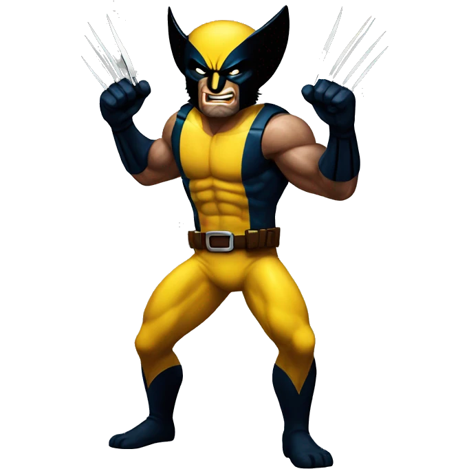 full body wolverine emoji