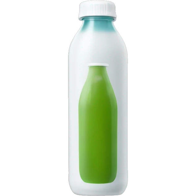 juice bottle with white cap emoji
