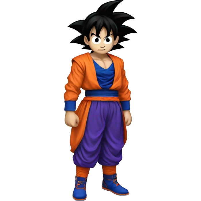 Goku with joker uniform emoji