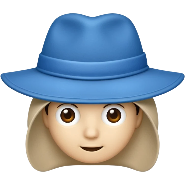 Mavi şapka  emoji