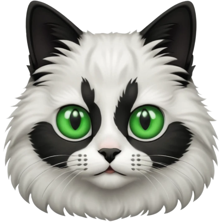 Cat Black&White style emoji