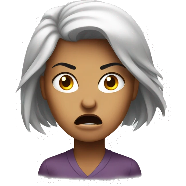 angry woman emoji