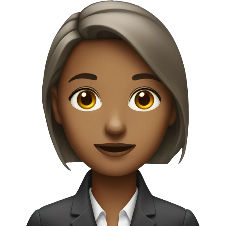 young office worker woman emoji