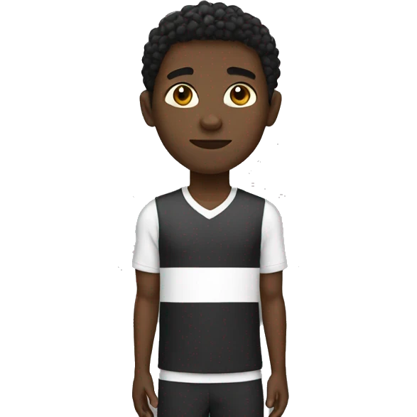 athletic black boy emoji