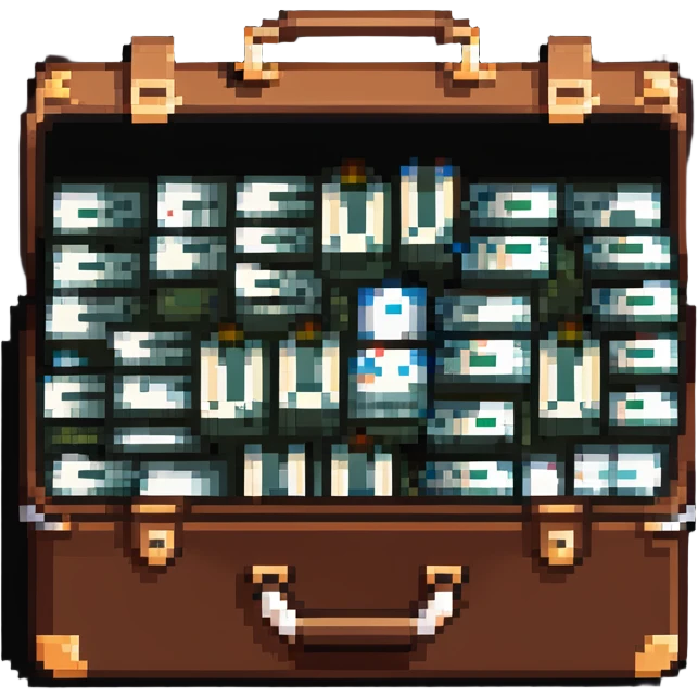 briefcase full of cash emoji