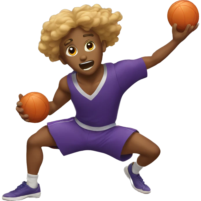 Throwing a dodgeball emoji