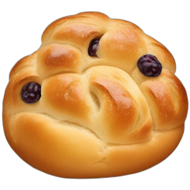 Pain au raisin emoji