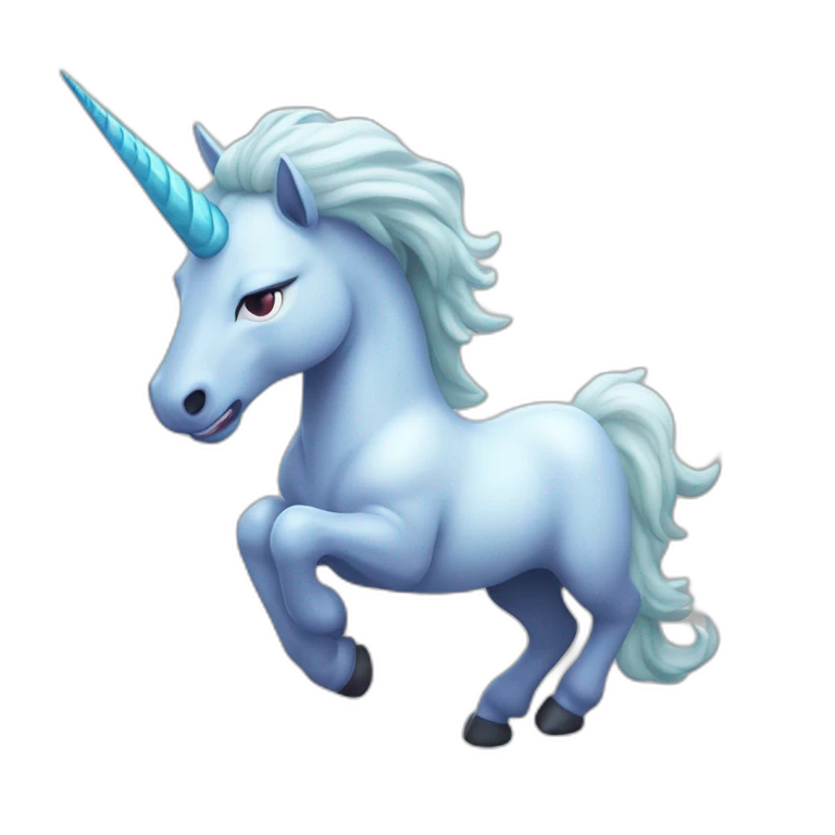Licorne qui dabe emoji