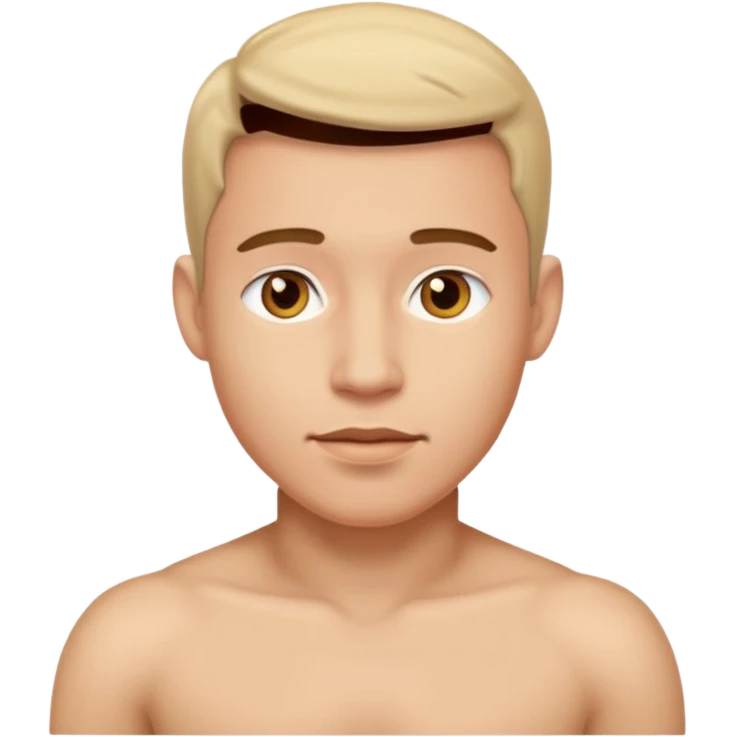Tizio nudo emoji