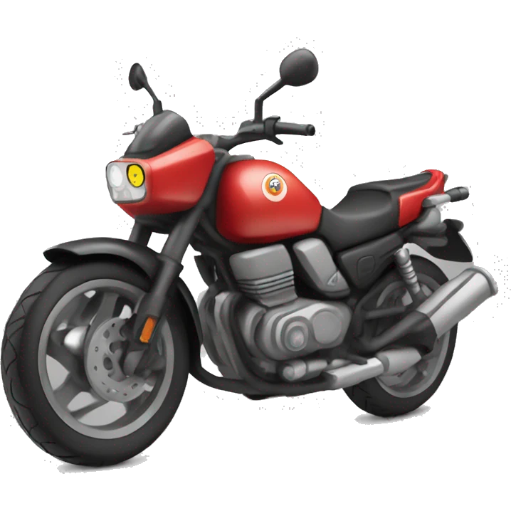 Moto pegando fogo emoji