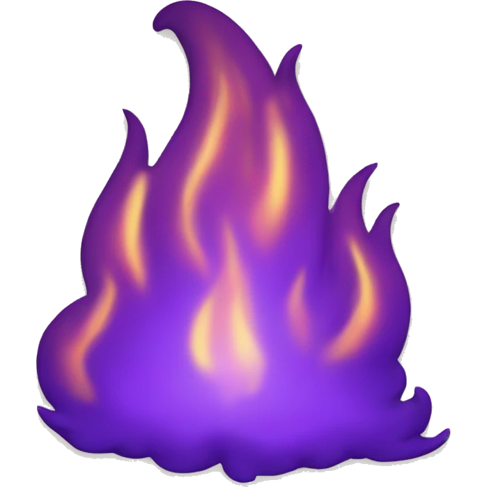 Purple fire emoji