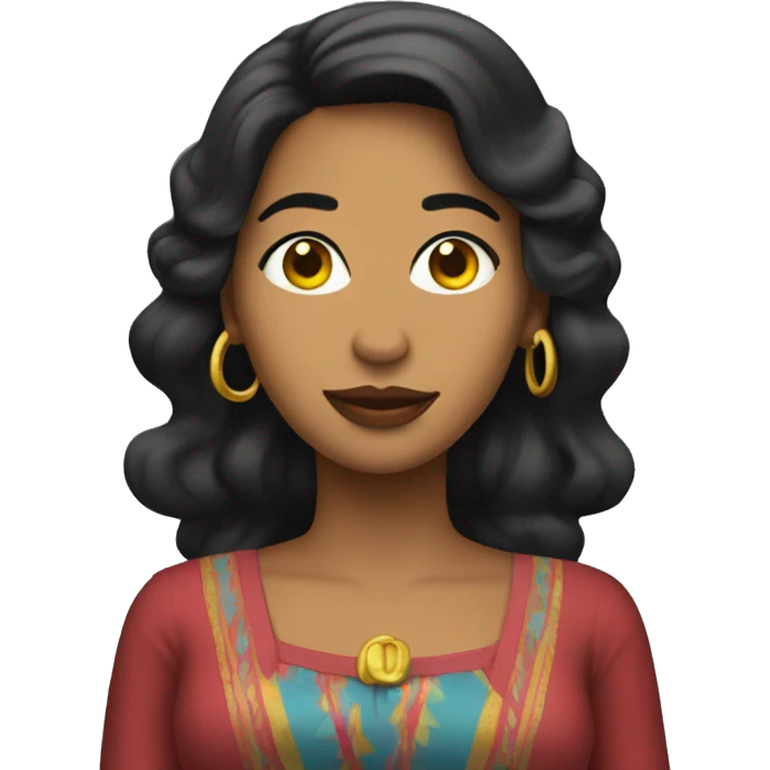 mujer colombiana emoji