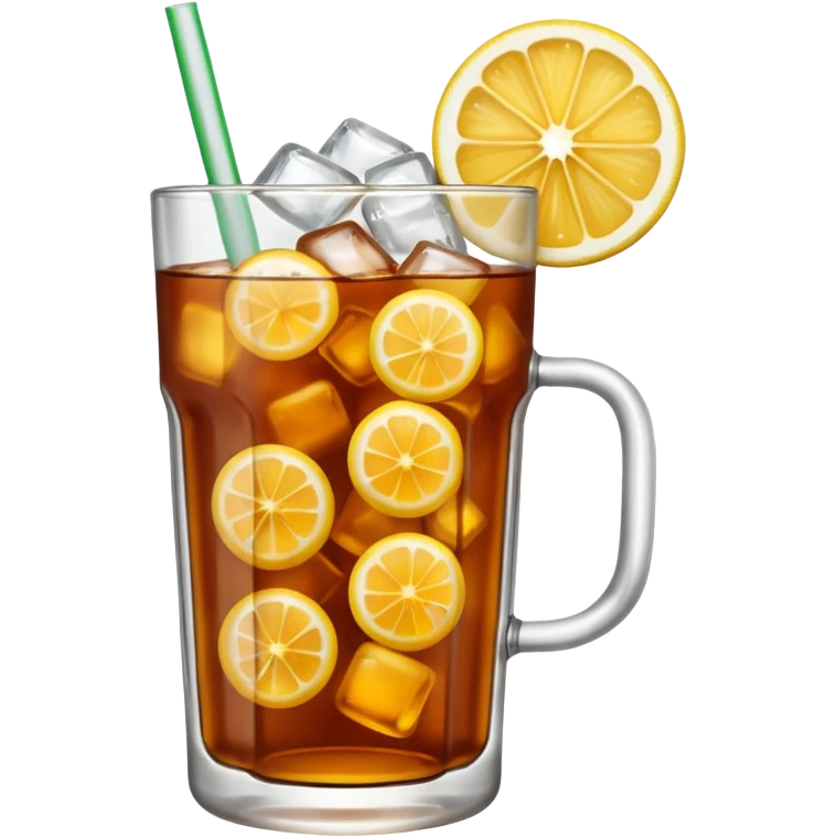 Iced tea NO LEMON emoji