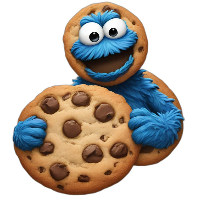 cookie monster emoji