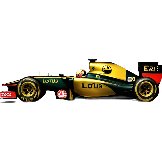 2012 Lotus E20 Renault Formula 1 car emoji
