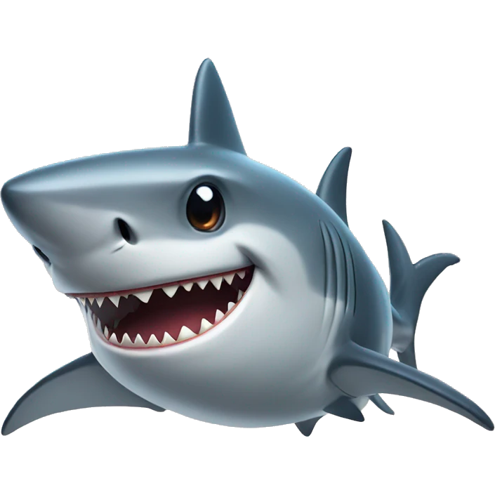 shark with tophat emoji
