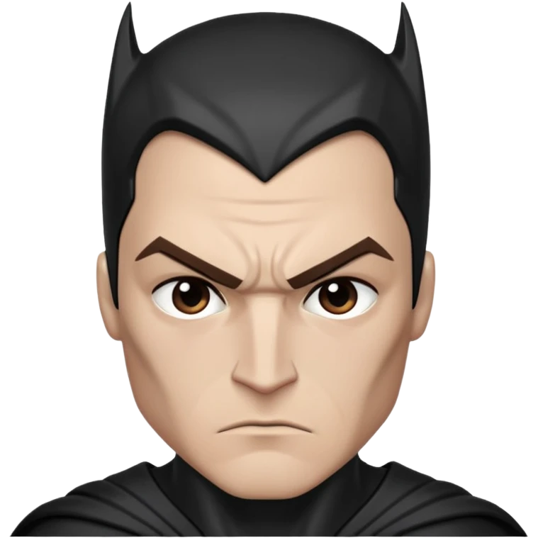 batman character face only younger emoji