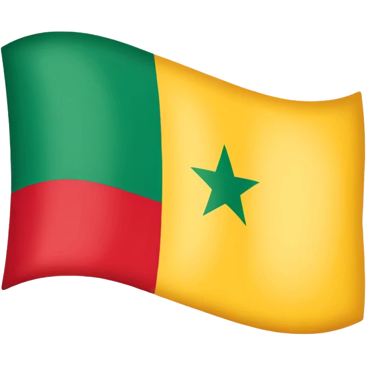 senegal flga, ios style emoji