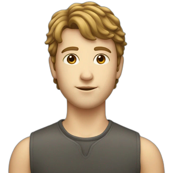 white-boy-with-short-fringe-and-slightly-curly-brown-mullet-hairstyle emoji