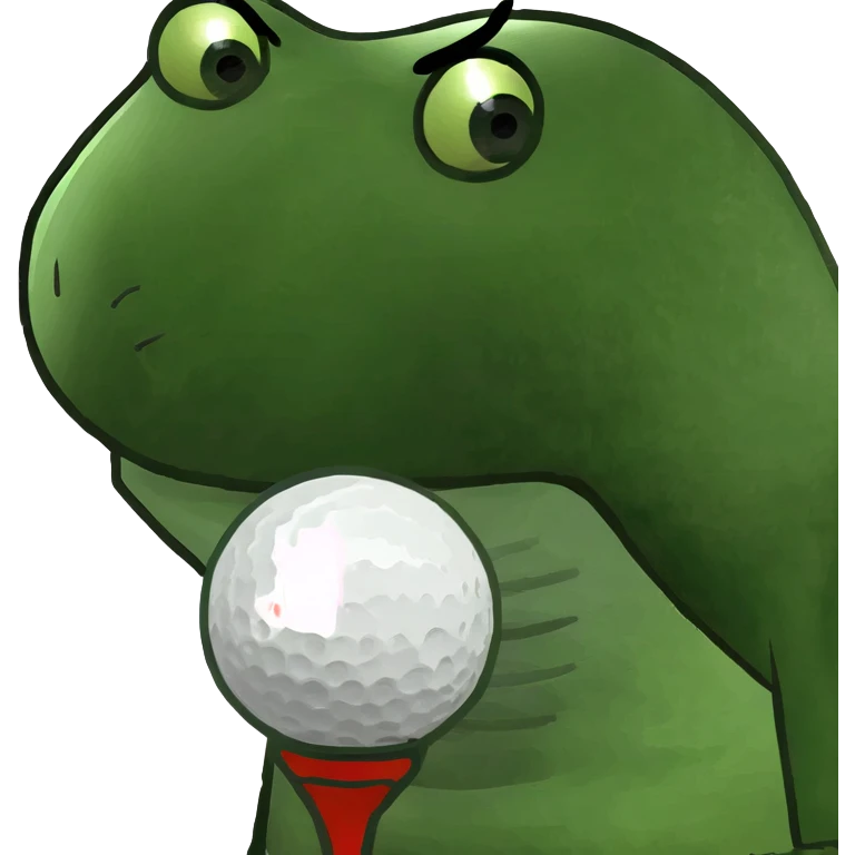 Pelirrojo jugando al golf y cerveza en la mano emoji