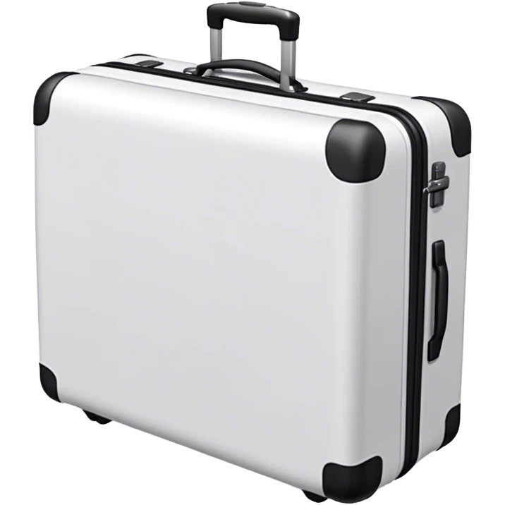 White away luggage suitcase  emoji