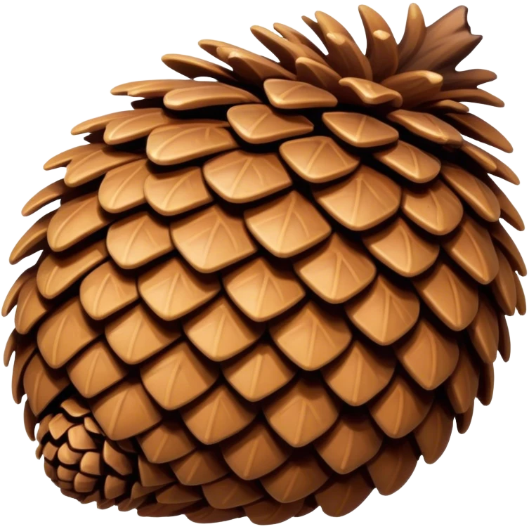 Pine cone poop emoji