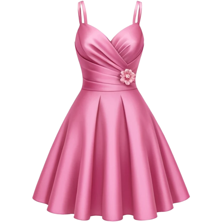 simple pink cocktail dress emoji