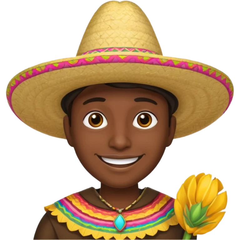 make them darker mexicans with sombreros emoji