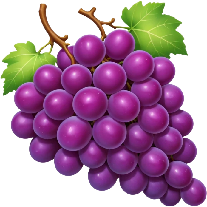 Purple grape emoji