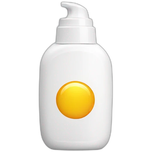 Sunscreen bottle emoji
