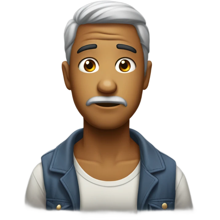 Crie uma emoji com cara de triste emoji