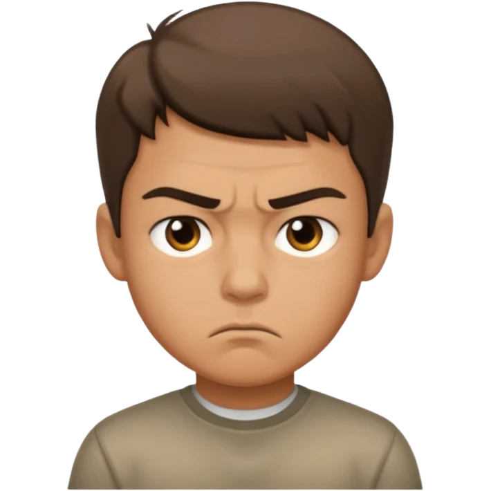 Boy being mean  emoji