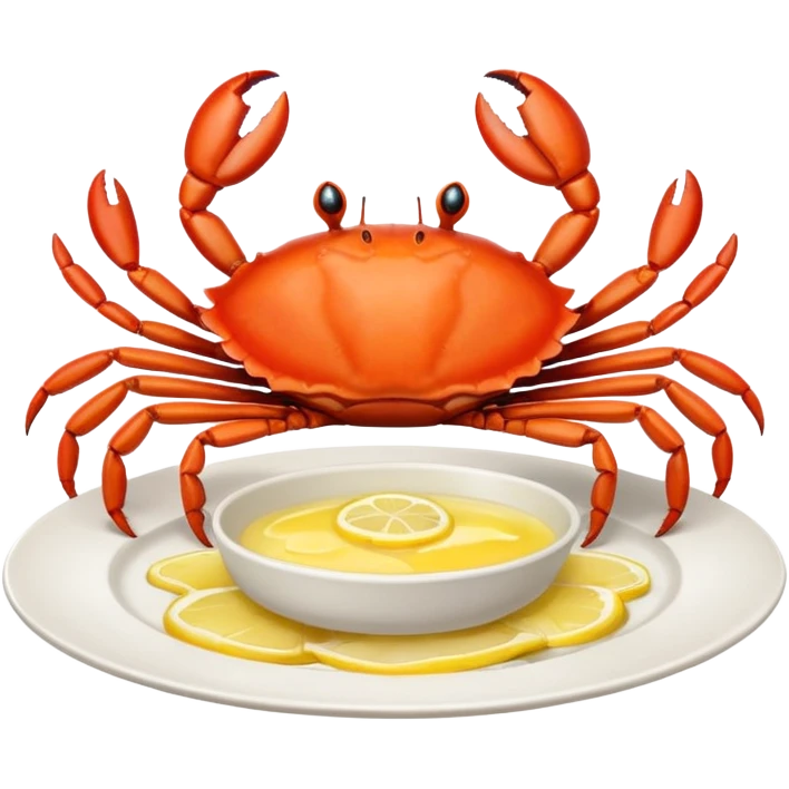 Crab meal emoji