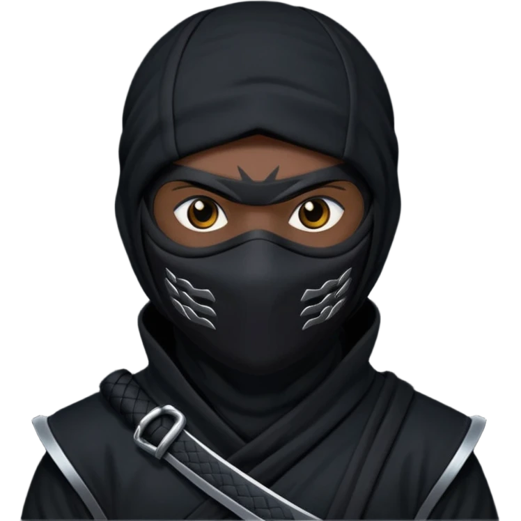 ninja masked character emoji