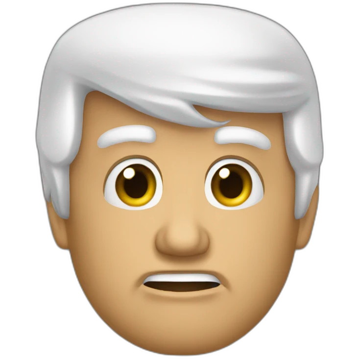 Trump qui fait caca emoji