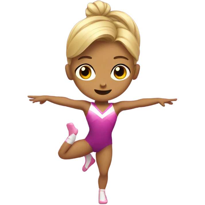 A double twist in gymnastics  emoji
