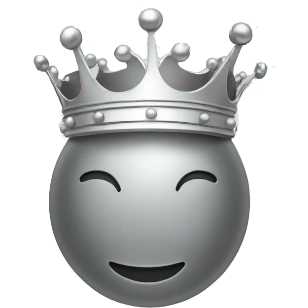 Crown sillver emoji