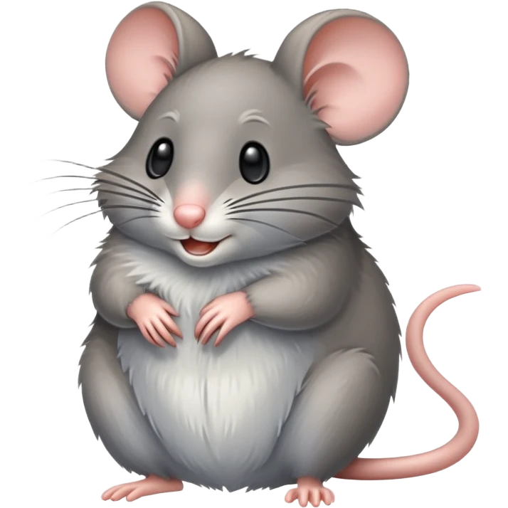 Une souris qui tiens des épées  emoji