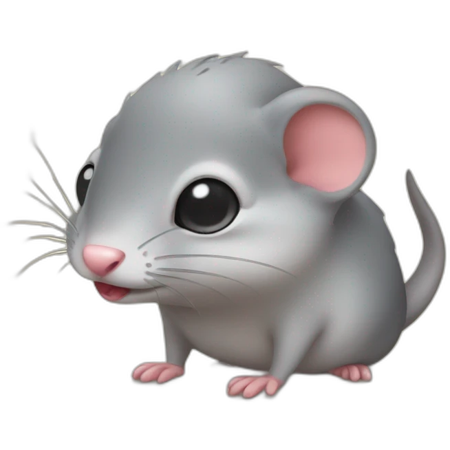 Cute shrew emoji
