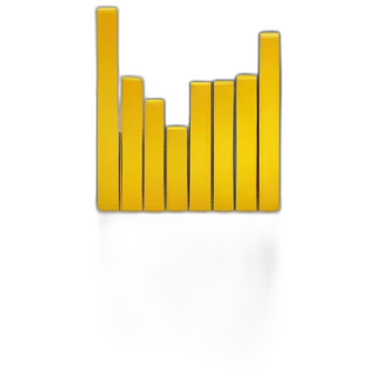 bar chart yellow increasing emoji
