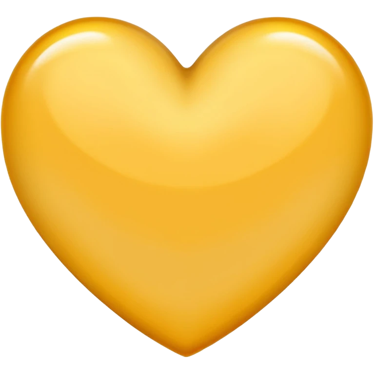 beige yellow heart emoji