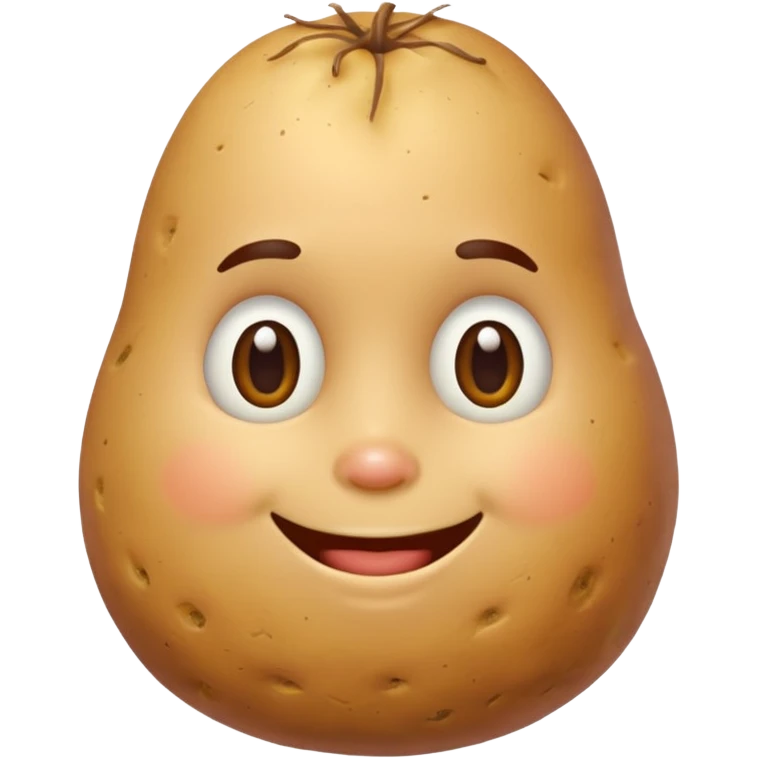 Handsome potato emoji